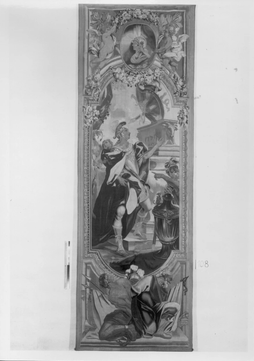 Arazzo - Alessandro Magno sulla tomba di Achille, Musei Reali, Palazzo Reale, Torino